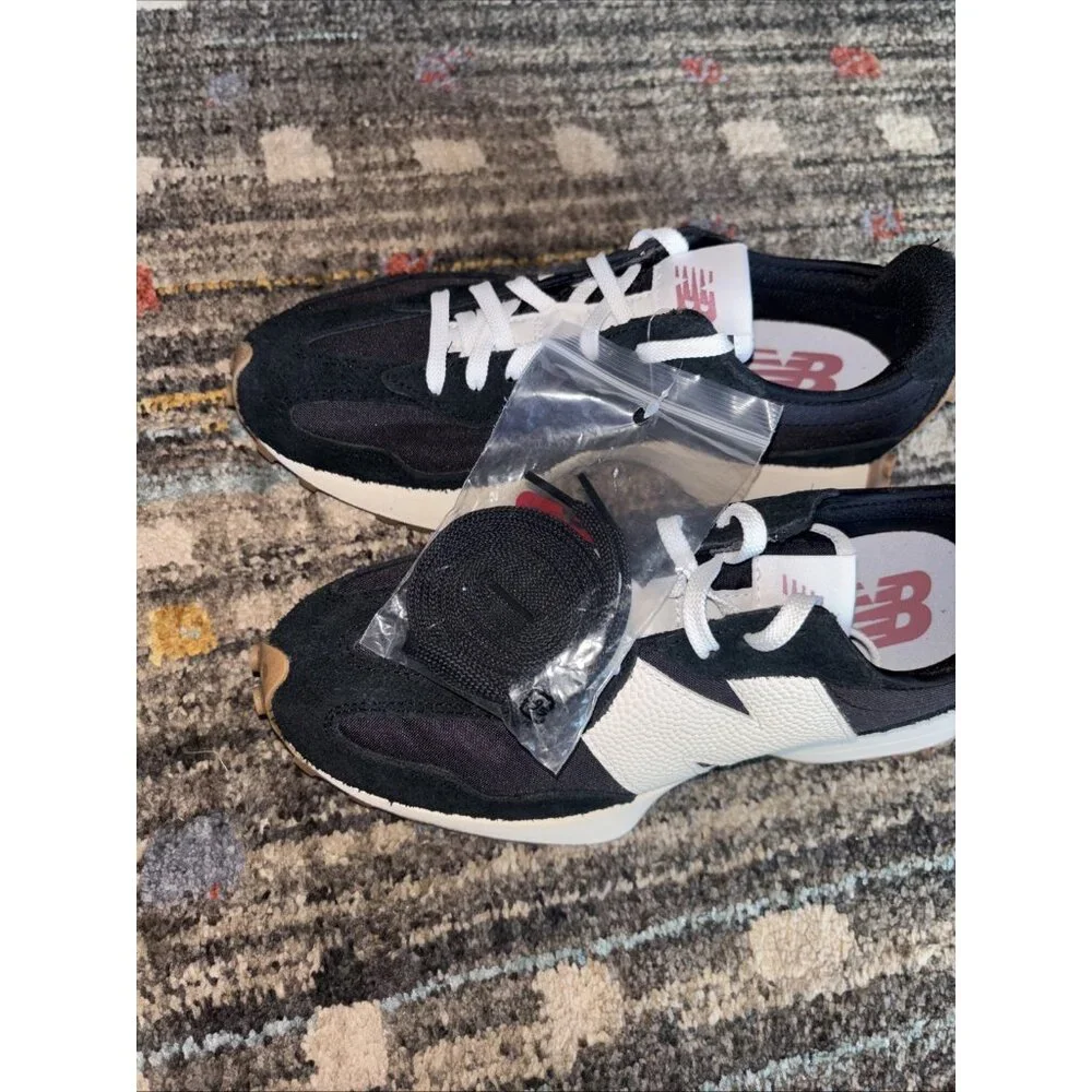 Black and White Women's Sneakers - Stylish Everyday Comfort - Picture 5 of 9